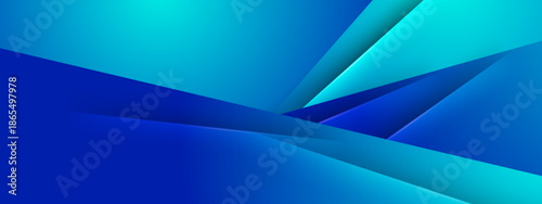 Abstract geometric shapes in blue tones, ideal for web design, backgrounds, or digital art projects needing a modern touch