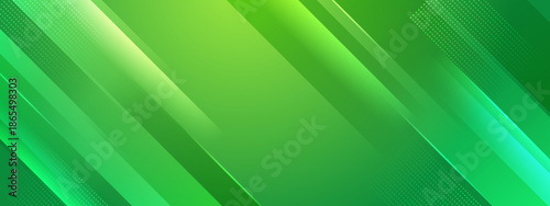 Abstract green background with diagonal lines and dots, suitable for modern design projects, digital artwork, technology themes, and marketing materials