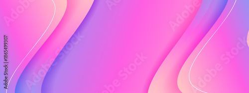 Curved shapes and gradients of pink purple and peach, ideal for backgrounds, web design, digital art, and aesthetically pleasing designs