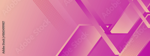 Abstract pink design with lines, hexagons, and dot patterns suitable for modern graphic design projects, social media posts, and website backgrounds
