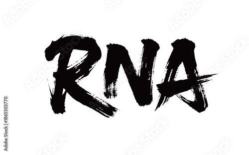 RNA矢量书法手写毛笔字
