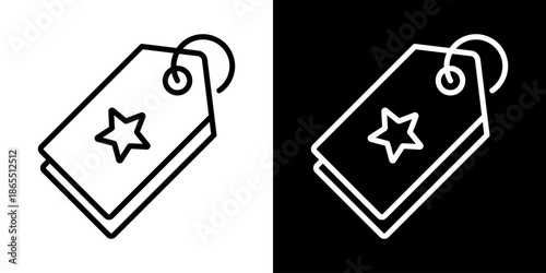 Brand Icon Of Line Black And White Style Vector Illustration
