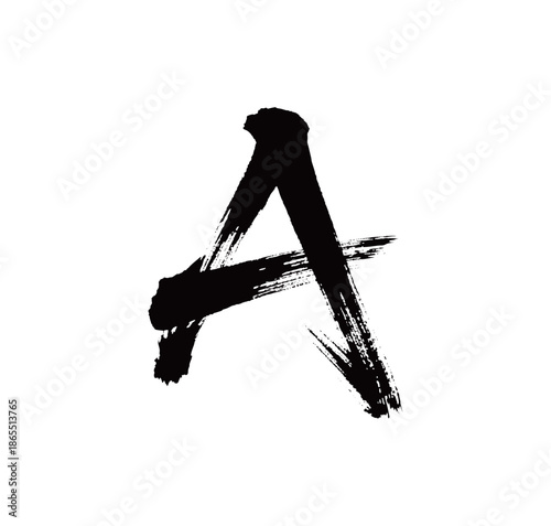 A矢量书法手写毛笔字
