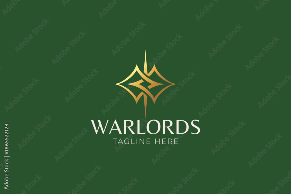 Obraz premium Elegant Logo Abstract Sign Symbol Gold and Premium Brand Element Design