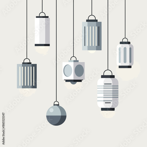 Modern Pendant Lights Collection, Geometric Shapes, Minimalist Design, Home Decor