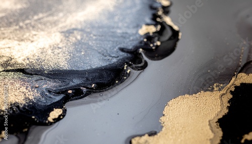 Organic abstract texture created with ink diffusion patterns