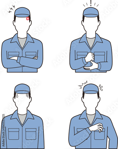 男性工場作業員④