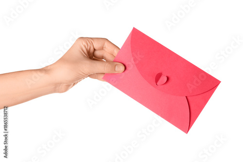 Female hand holding pink en...