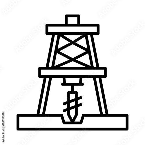 drilling rig icon