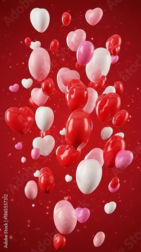 Colorful Heart Decorations for Romantic Occasions - Perfect for Celebrations, Weddings, and Valentine's Day
