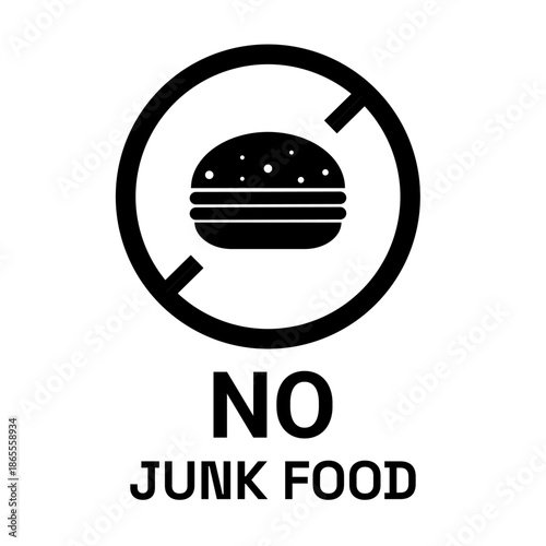 No eating and drinking allowed sign. Prohibition symbol indicating food and beverages are not permitted.