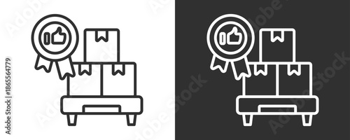Guarantee Icon Set Vector Collection Isolated In Black And White