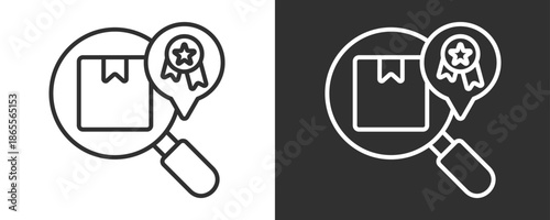 Brand Positioning Icon Set Vector Collection Isolated In Black And White