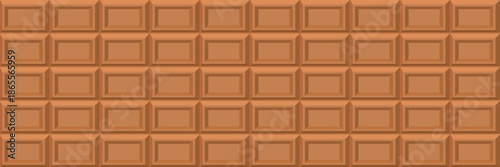 チョコレートの横長背景テクスチャ