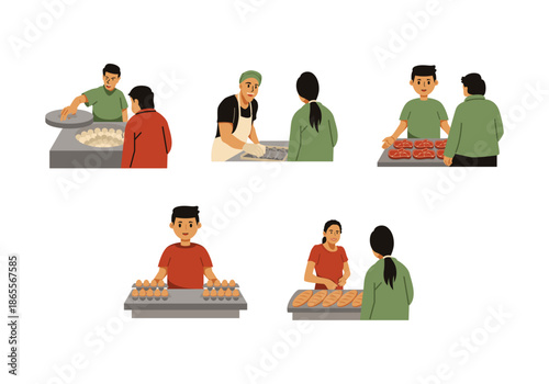 Food Vendor Illustration 
