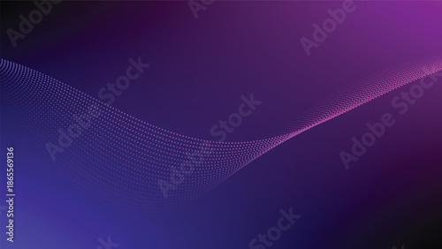 abstract purple and pink futuristic wavy lines background 