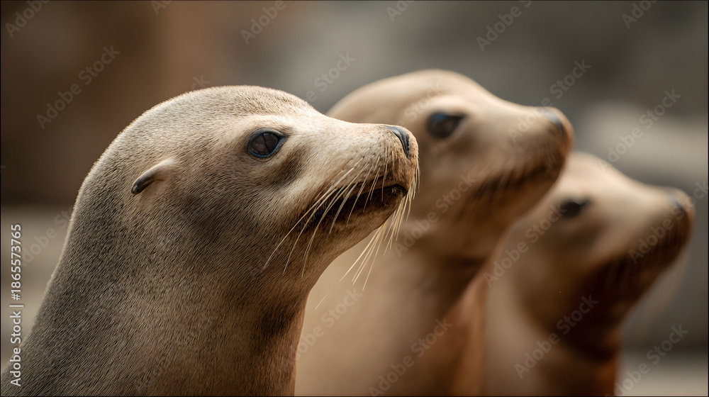 Naklejka premium sea lion