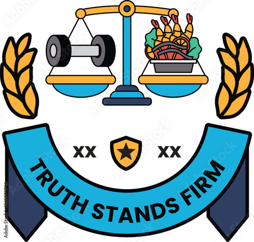 A logo for Truth stands firm
