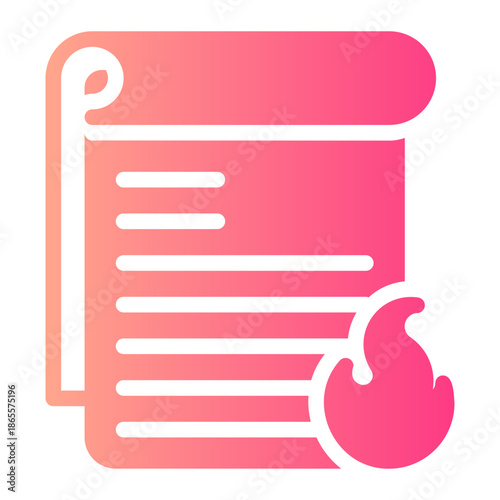 fire gradient icon