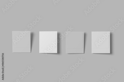 Vector polaroid frames realistic photo templates. collage templates, birthday collage, 