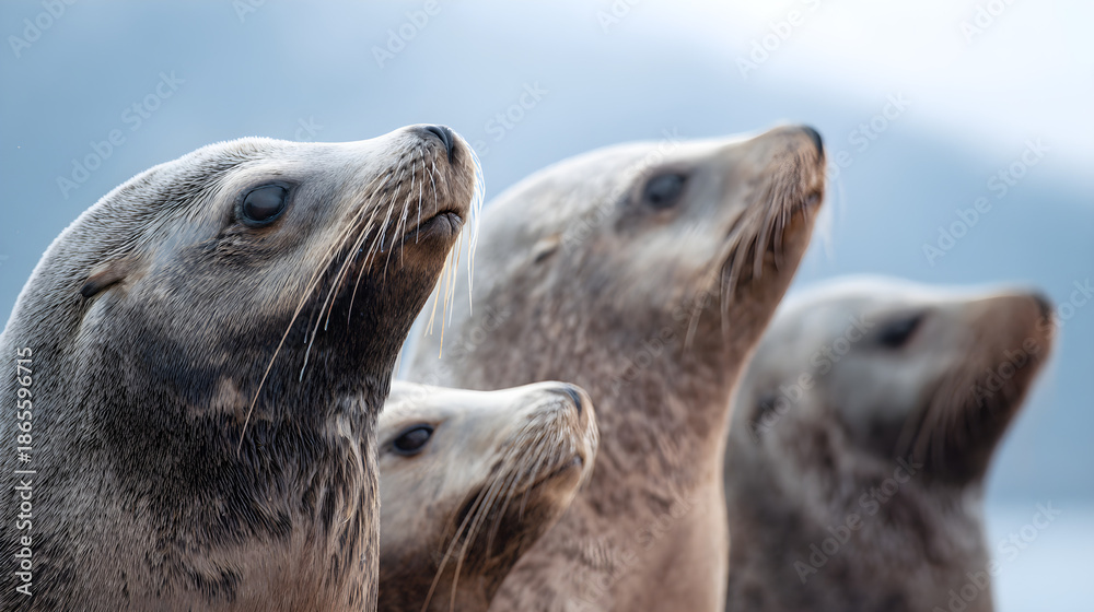 Naklejka premium sea lion