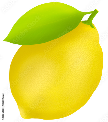 lemon isolated on white background