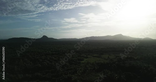 The road between the Rambungan Ferry and Sempadi is peaceful, scenic coastal secondary forests ,Mount Serapi,palm oil estates,Sempadi Beaches and Prawn Farm.