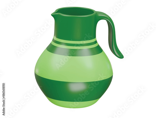 russian crockery icon 3d illustration render