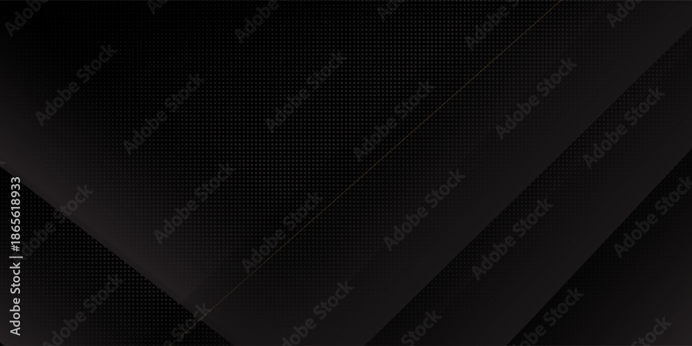Obraz premium Vector background with dark gray and gold accents. Diagonal lines intersect a textured background creating a modern, sophisticated feel. The gold lines premium
