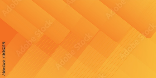 Abstract orange and yellow geometric background. vector