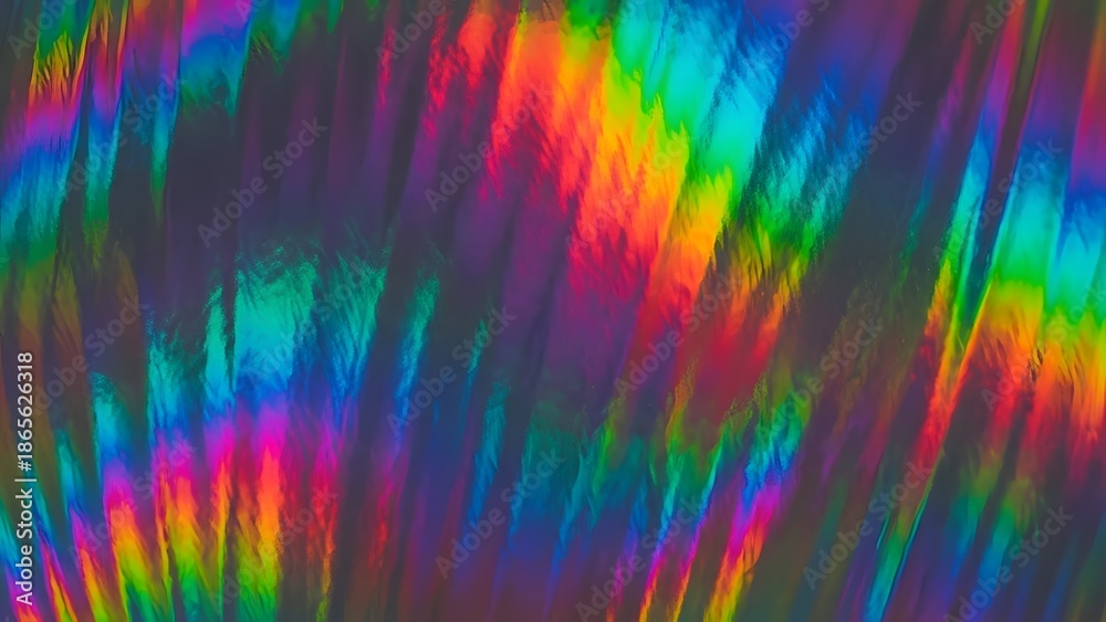 Obraz premium Rainbow Echoes: Colorful Abstract Gradient