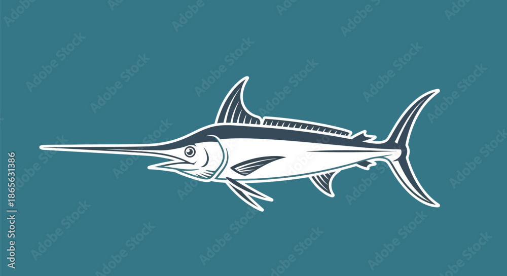 Fototapeta premium Business team celebrating success with confetti in modern office vector illustration