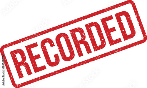 Official confirmation stamp indicating successful logging of data or event entry into a formal system