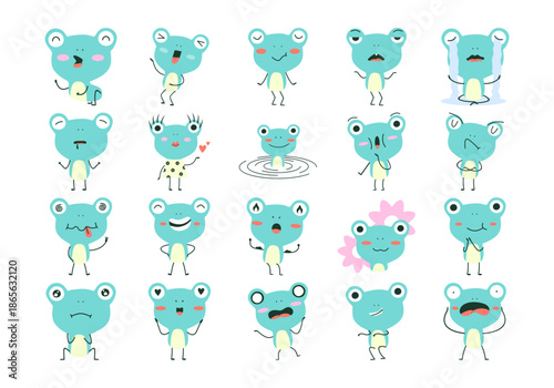 Funny Cute Frog Element