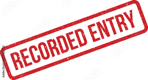 Official verification stamp confirming a specific data entry has been formally logged and documented within a system