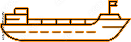 Ship icon design simple vector illustration