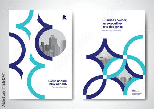 Template vector design for Brochure, AnnualReport, Magazine, Poster, Corporate Presentation, Portfolio, Flyer, infographic, layout modern size A4, Front and back, Easy to use and edit.