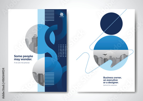 Template vector design for Brochure, AnnualReport, Magazine, Poster, Corporate Presentation, Portfolio, Flyer, infographic, layout modern size A4, Front and back, Easy to use and edit.