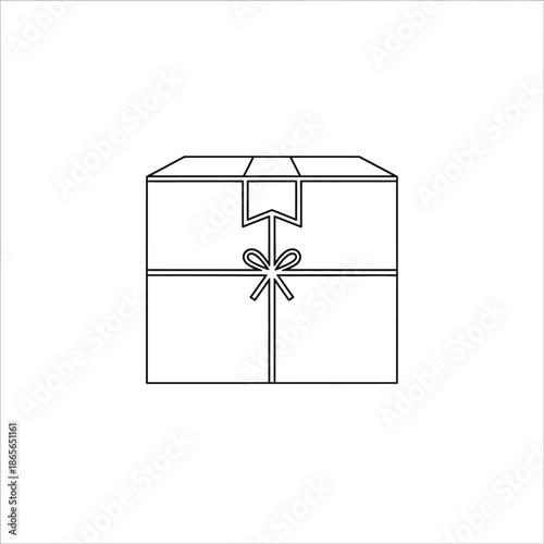 Elegant Gift Box with Ribbon for Special Occasions and Celebrations