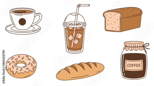 A delightful assortment of sweet and savory baked goods, perfect for a morning breakfast or afternoon tea