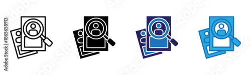 Evaluation Icon Multi Style Vector Illustration