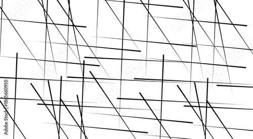 Geometry background with grey diagonal lines. seamless random chaotic digital line business concept. abstract golden stroke lines vector background texture. 