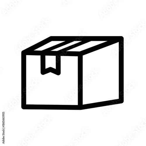 Modern Cardboard Box with Tape for Shipping and Packaging Solutions