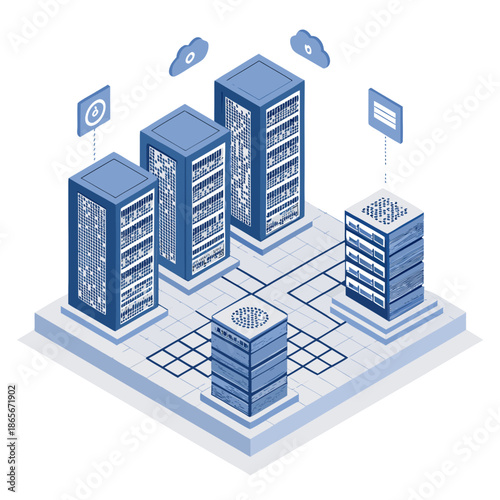 Navigating Through Multiple Paths and Options with Various Icons and Symbols