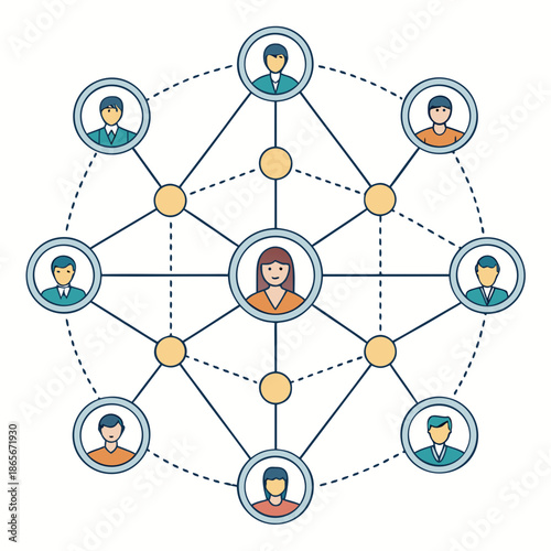 Navigating Through Multiple Paths and Options with Various Icons and Symbols