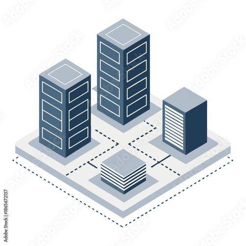 Navigating Through Multiple Paths and Options with Various Icons and Symbols
