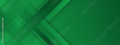 Background with green overlapping geometric shapes, suitable for modern designs, tech projects, web graphics, brochure layouts, and artistic presentations