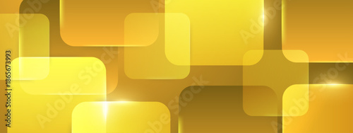 Abstract background with yellow rounded squares suitable for digital designs, presentations, invitations, posters, and creative projects needing a modern look