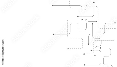 Abstract background with technology circuit board texture. Modern electronic motherboard texture. Creative idea for internet technology. Tech concept for header, web banner, website, presentation.