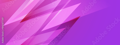 Pink purple abstract background with translucent angled shapes. Suitable for design projects, web backgrounds, social media graphics, and modern art concepts